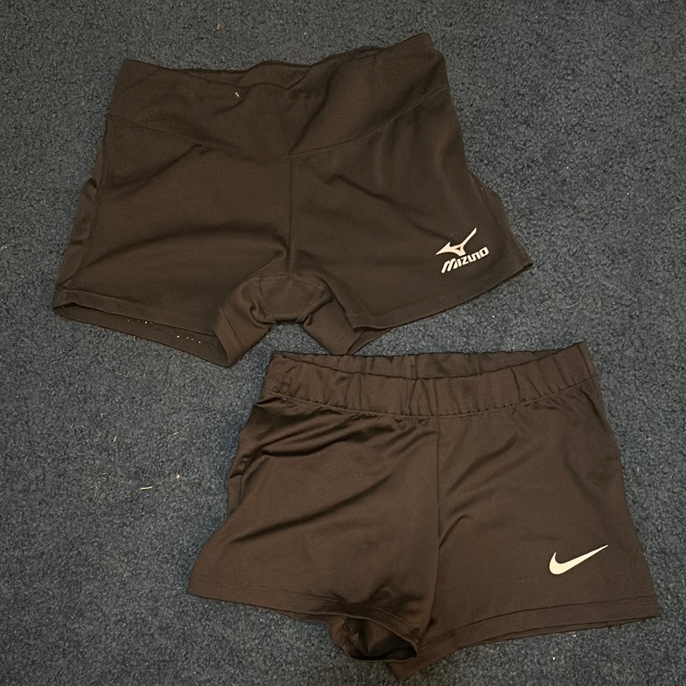 Mizuno and Nike black spandex